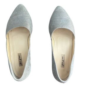 Paul Green Women’s shoes flats Naomi Metallic Pointed Toe leather size 6